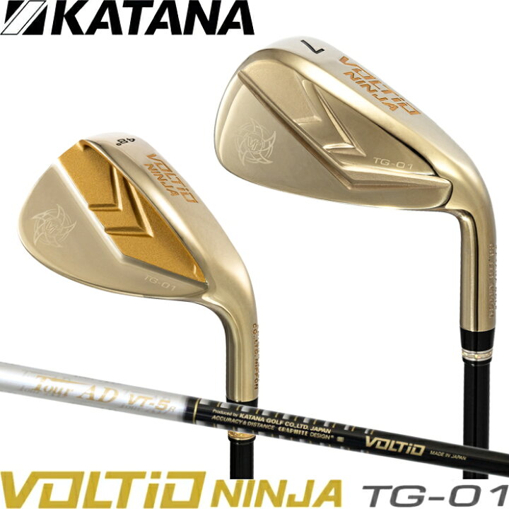 楽天市場】【特典アイアンカバー付】KATANA GOLF カタナゴルフ VOLTIO 