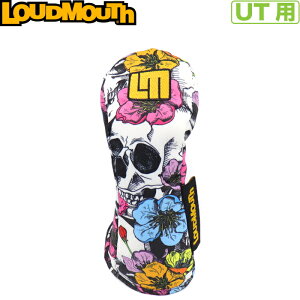 LOUDMOUTH ���E�h�}�E�X ���[�e�B���e�B�p�w�b�h�J�o�[�@LM-HC0020/UT�@Skull Flowers�i151�j�X�J���t�����[�Y
