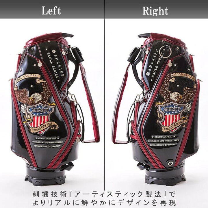 楽天市場】SHERIFF シェリフ イーグルシリーズ SFE-002 キャディバッグ 