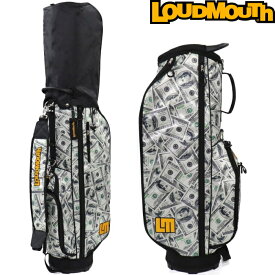 LOUDMOUTH ラウドマウス　LM-CB0030 キャディバッグ　Hunnids（136） ハニッド ドル紙幣柄