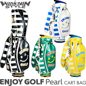 WINWINSTYLE �E�B���E�B���X�^�C�� ENJOY GOLF Pearl NEW CART BAG �J�[�g�o�b�O/�L���f�B�o�b�O