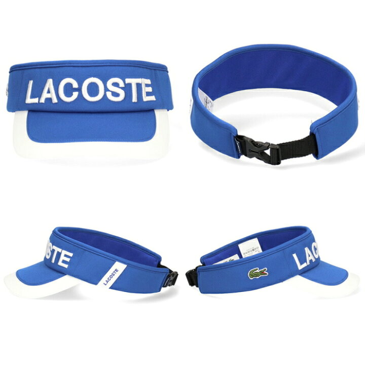 楽天市場】LACOSTE ラコステ LOGO VISOR ロゴバイザー L1277 サン 