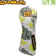 LOUDMOUTH ラウドマウス ユーティリティ用ヘッドカバー　LM-HC0020/UT　Gorilla Yellow（462）ゴリライエ…