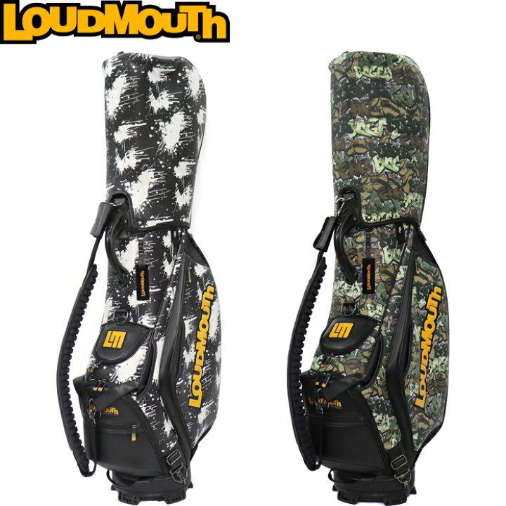 楽天市場】LOUDMOUTH ラウドマウス LM-CB0027 キャディバッグ 9型 