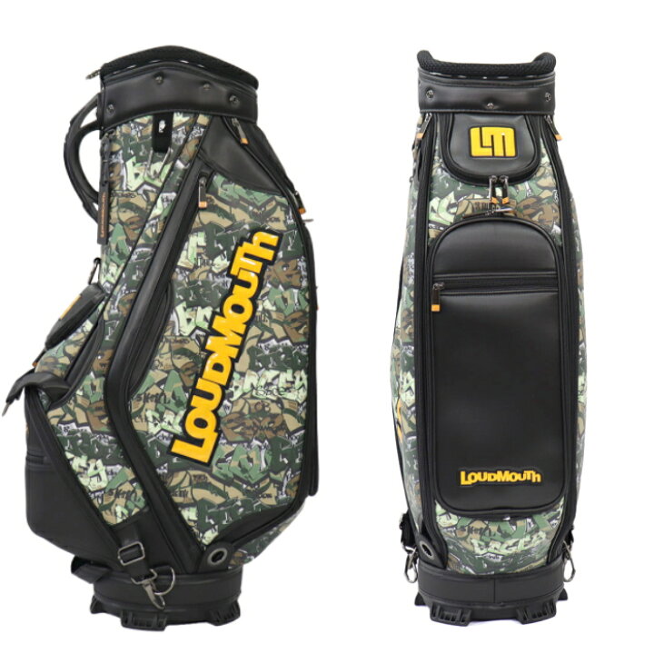 楽天市場】LOUDMOUTH ラウドマウス LM-CB0027 キャディバッグ 9型 