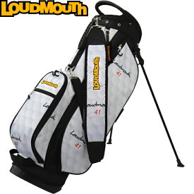 LOUDMOUTH ラウドマウス LM-CB0031 スタンドキャディバッグ 8.5型　Golf Balls（067）ゴルフボール　47インチ対応 メンズ/レディース