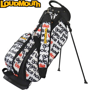 LOUDMOUTH ���E�h�}�E�X LM-CB0031 �X�^���h�L���f�B�o�b�O 8.5�^�@Big Words White�i409�j�r�b�O���[�Y�z���C�g�@47�C���`�Ή� �����Y/���f�B�[�X