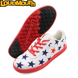 Loudmouth ���E�h�}�E�X LM-GS0005 �X�p�C�N���X �S���t�V���[�Y�@Superstar White×Red�i254�j �y�����Y/���f�B�[�X�z