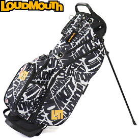 【限定販売カラー】LOUDMOUTH ラウドマウス　LM-CB0010　8.5型 スタンドキャディバッグ　Flowing Loud（415）フローウィングラウド