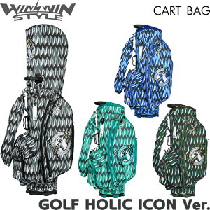 WINWIN STYLE �E�B���E�B���X�^�C�� GOLF HOLIC ICON Ver. CART BAG�@�S���t�z���b�N�A�C�R���@�J�[�g�o�b�O