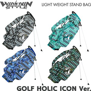 WINWIN STYLE �E�B���E�B���X�^�C�� GOLF HOLIC ICON Ver. STAND BAG�@�S���t�z���b�N�A�C�R���@�X�^���h�o�b�O