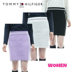 TOMMY HILFIGER GOLFトミーヒルフィガー ゴルフTHLA249WOMEN レディースラインロゴ ニットスカート