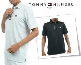 TOMMY HILFIGER GOLFTHMA340トミーヒルフィガー ゴルフ メンズカモフラージュ メッシュジャガード 台衿付シャツ