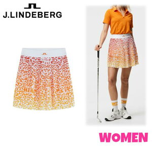 J.LINDEBERG/WFCho[O072-78447/GWSD08050WOMEN fB[XOf[VIp[h v[cXJ[gBINX PRINT SKIRT