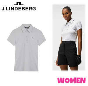 J.LINDEBERGWFCho[O072-28450GWJT07569WOMEN fB[XA[g[N|ALAYA JACQUARD POLO