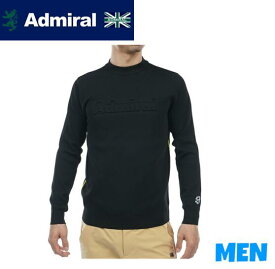Admiral GOLFアドミラルゴルフADMA361MEN メンズエンボスロゴ クルーネックセーター