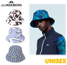 J.LINDEBERG ジェイリンドバーグ073-59930/GMAC09447UNISEX ユニセックスシーズンプリント バケットハットDENVER PRINT BUCKET HAT