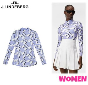 J.LINDEBERGWFC ho[O072-29911/GWJT08801WOMEN fB[XV[YvgRvbVgbvXASA PRINT COMPRESSION TOP
