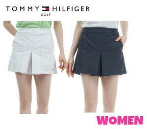 TOMMY HILFIGER GOLFトミーヒルフィガー ゴルフTHLA433WOMEN レディースフロントタック キュロットパンツ