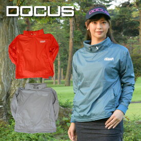 ドゥーカス DOCUS | プルオーバー フロム ユニバース ウインド DCL21A003 | ゴルフウェア レディース 秋冬 | アパレル かわいい おしゃれ 防寒 冬ゴルフ スポーツウェア レディースファッション | オレンジ シルバー ブルー | S M L
