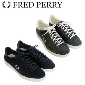 フレッドペリー FRED PERRY スニーカー ブロー ウール BREAUX WOOL F29637 ネイビー(01) グレー(30) あす楽