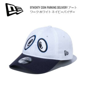 ニューエラ GOLF キャップ 9TWENTY COIN PARKING DELIVERY アートワーク ホワイト ネイビーバイザー NEW ERA 13534550 ゴルフ