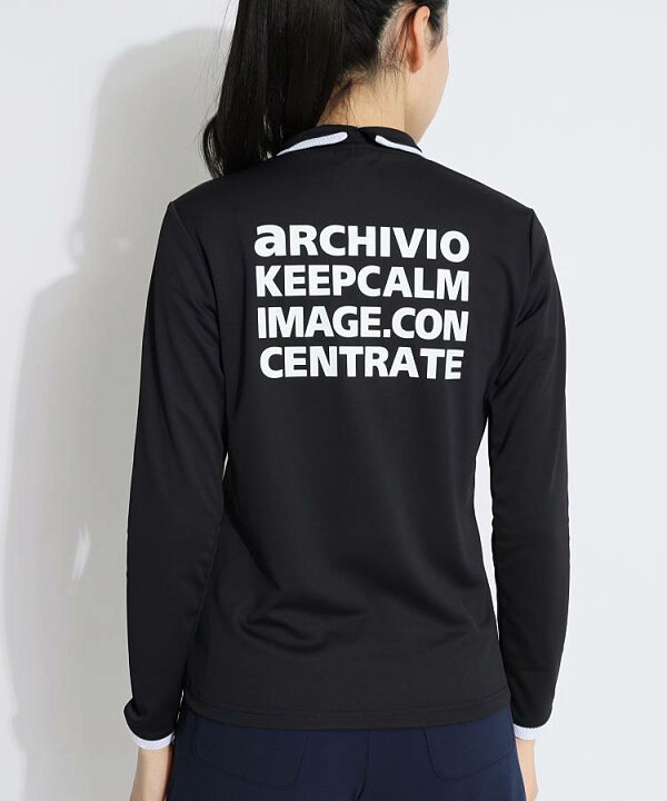 楽天市場】【セール品】 アルチビオ バックロゴプリントUV衿付き長袖 