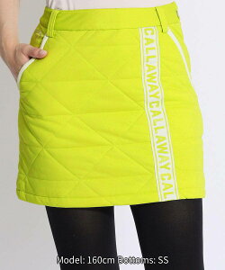 【セール品】 キャロウェイ 【撥水防風ストレッチ】中綿キルティングスカート ゴルフウェア レディース 秋冬 台形 ゴルフ女子 CURUCURU