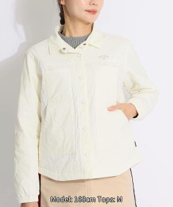 【セール中】 キャロウェイ 【撥水】キルティング中綿コーチジャケット ゴルフウェア レディース 秋冬 ゴルフ女子 CURUCURU