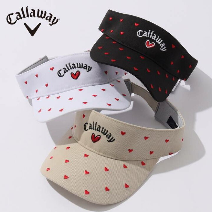 楽天市場】キャロウェイ 【LoveCallaway】ハート刺繍ツイルサン  