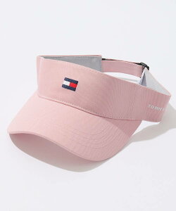 トミー ヒルフィガー ゴルフ ロゴ刺繍サンバイザー ゴルフウェア レディース 春夏 刺繍 ゴルフ女子 CURUCURU