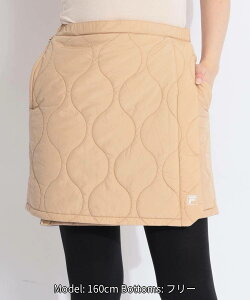フィラゴルフ 中綿ウェーブキルト裏起毛ラップスカート ゴルフウェア レディース 秋冬 台形 ゴルフ女子 CURUCURU