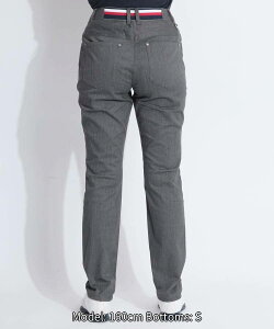 トミー ヒルフィガー ゴルフ 【ストレッチ】サイドロゴ刺繍ツイルロングパンツ ゴルフウェア レディース 秋冬 ゴルフ女子 CURUCURU