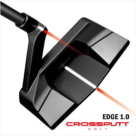 クロスパットゴルフ パター エッジ 1.0 CROSSPUTT GOLF EDGE 1.0 マレット型 ゴルフクラブ ブラック