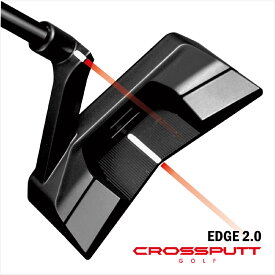 クロスパットゴルフ パター エッジ 2.0 CROSSPUTT GOLF EDGE 2.0 マレット型 ゴルフクラブ ブラック