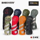 【雑誌掲載】 コーデュラ ヘッドカバー CORDURA ROBUSTIN コーデュラナイロン ゴルフ ドライバー フェアウェイウッド …