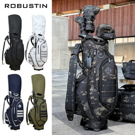【本日2500円OFF＆P5倍】高耐久ナイロン キャディバッグ ROBUSTIN 正規品 耐久性抜群 ネーム刻印 9.0型 1000Dナイロン カート型 キャディバッグ ゴルフ おしゃれ かっこいい　ゴルフ バッグ キャディーバッグ メンズ レディース