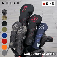 【雑誌掲載】 コーデュラ 使用 日本製 高級 ヘッドカバー CORDURA ROBUSTIN コーデュラナイロン ゴルフ …