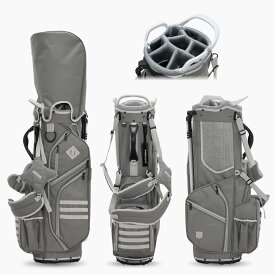 【雑誌で紹介されました】 雨にも強い スタンド キャディバッグ 耐久性抜群 ネーム刻印 9.0型 1000Dナイロン 軽量 スタンドキャディバッグ ゴルフ おしゃれ かっこいい　ゴルフ バッグ キャディーバッグ メンズ レディース