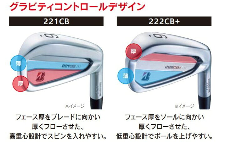 楽天市場】ブリヂストン ゴルフ 221CB アイアン 6本セット（5〜PW 