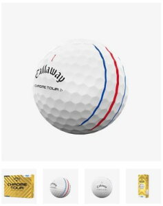 �S���t�{�[�� �L�����E�F�C �N���� �c�A�[ �S���t �{�[�� 1�_�[�X�i12���j Callaway CHROME TOUR GOLF BALL 2024���f��