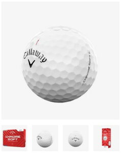 St{[ LEFC N \tg St {[ 1_[Xi12j Callaway CHROME SOFT GOLF BALL 2024f