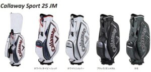 LEFC X|[c 25JM LfB[obO Callaway Sport 25 JM GOLF BAG St obO Y 2025f