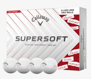 St{[ LEFC SUPERSOFT LOVE LOGO{[ ʌi Callaway X[p[ \tg GOLF BALL 2025f