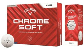 ゴルフボール キャロウェイ クロム ソフト ゴルフ ボール 1ダース（12球） Callaway CHROME SOFT GOLF BALL 2024モデル