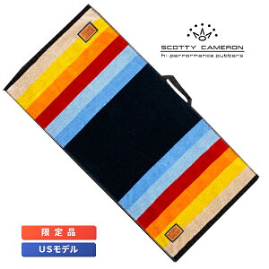 XRbeBL egXgCv ^I lCr[/IW SCOTTY CAMERON TENTON STRIPE GOLF TOWEL NAVY/ORANGE 105378