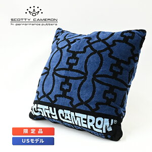 スコッティ キャメロン スコッティドッグ ウォールペーパー ピロー ネイビー SCOTTY CAMERON Scotty Dog Wallpaper Pillow NAVY 017306 クッション 枕