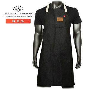 スコッティキャメロン カスタムショップ デニム ワークショップ エプロン 限定 アバロン ブラック 105085 Scotty Cameron クラフトマン ワークエプロン