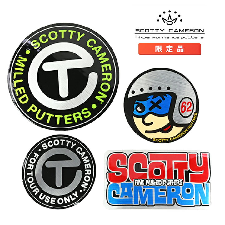 楽天市場】スコッティキャメロン ステッカー 4枚セット Scotty Cameron 