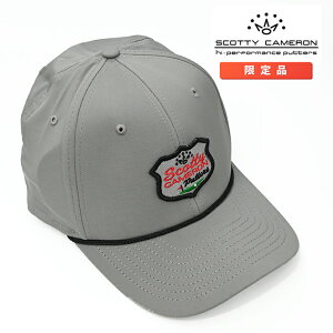 XRbeBL gpb` [v Lbv O[ t[TCY Retro Patch Rope CAP Grey 104961 Scotty Cameron L
